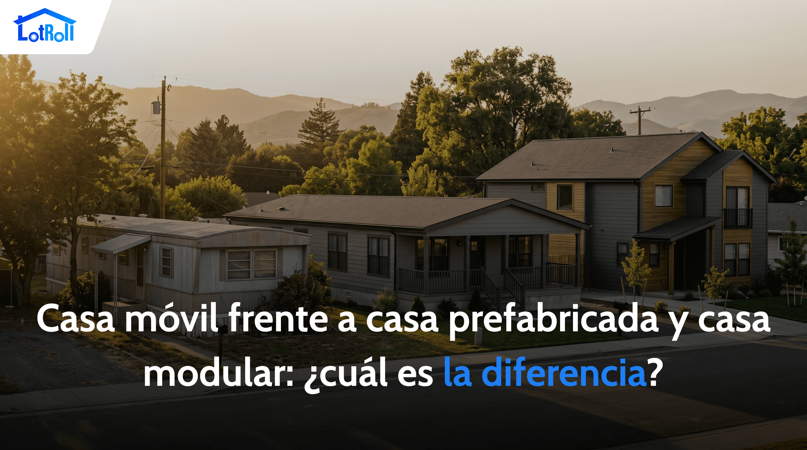Casa móvil vs. casa manufacturada vs. casa modular: ¿Cuál es la diferencia?