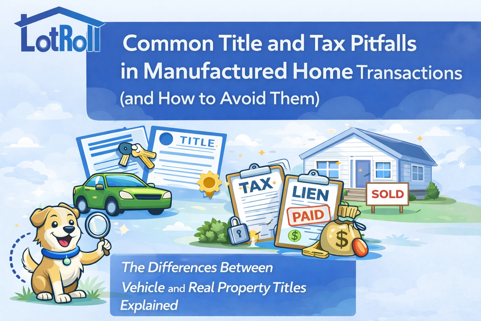 Common Title and Tax Pitfalls in Manufactured Home Transactions (and How to Avoid Them)